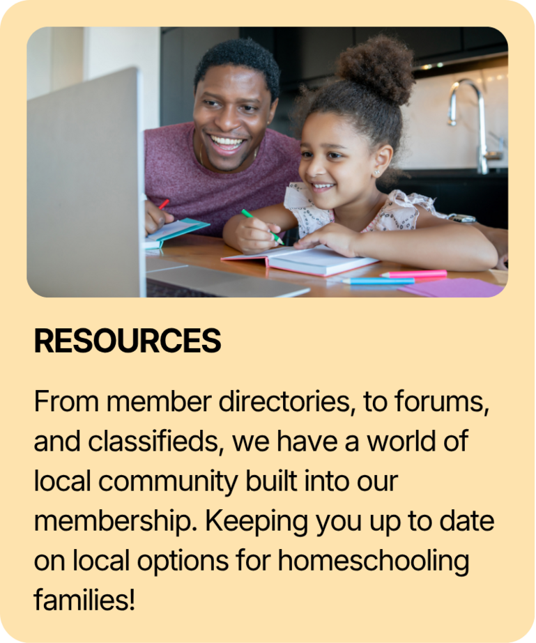 dad and daughter learning online